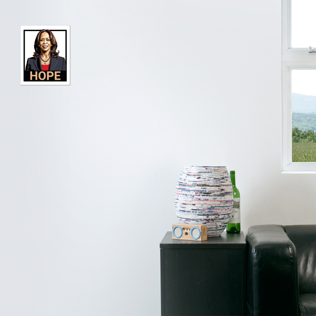 Kamala Harris, Hope Poster by UrbanLifeApparel